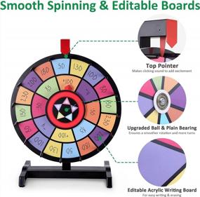 img 1 attached to Unleash Your Inner Spinner: Win Big With The WinSpin 15" Tabletop Prize Wheel