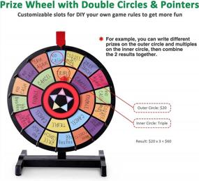 img 3 attached to Unleash Your Inner Spinner: Win Big With The WinSpin 15" Tabletop Prize Wheel