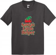 🎅 santa's little helper - elf christmas baby/toddler cotton jersey t-shirt логотип