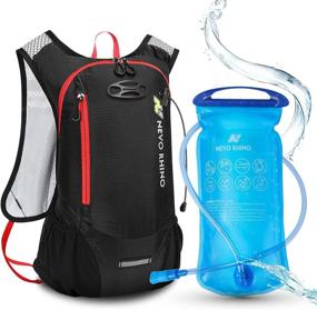 img 4 attached to 🚴 N NEVO RHINO Hydration Backpack: 2L Water Bladder, Lightweight for Cycling, Hiking, and Rave – Men, Women, and Kids