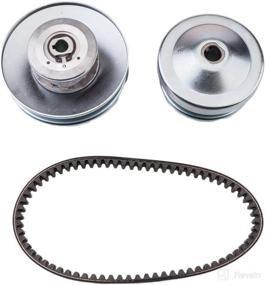 img 2 attached to 🏎️ Солнечный конвертер крутящего момента SUNROAD CVT Go Kart Clutch Kit, подходит в качестве замены для Comet Predator Manco, 3/4" 12 зубцов #35 цепи двигателя мини-мотоцикла