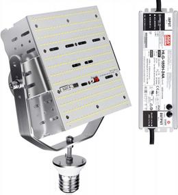 img 4 attached to Upgrade Your Outdoor Lighting With 200W Shoebox LED Retrofit Kit - 29000LM, 5700K, E39 Base, AC 100-277V