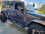 img 1 attached to Upgrade Your Off-Roading Game With OEdRo'S All-Steel Running Boards And Side Steps For Jeep Wrangler JK 4 Door review by Cody Johnson