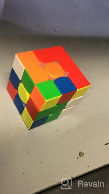 img 1 attached to GAN 12 M Leap Frosted 3X3 Stickerless Speed Cube Puzzle Toy 2021 Flagship Primary Internal 56Mm Magic Cube review by Derrick Duck