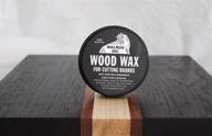 walrus oil - 3 oz can, fda food-safe wood wax for cutting boards, board cream logo