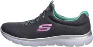 skechers womens summits sneakers white women's shoes ~ athletic logo