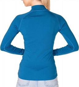 img 3 attached to MERIWOOL Women'S Half Zip Sweater: 100% Merino Wool Midweight Base Layer (250G)