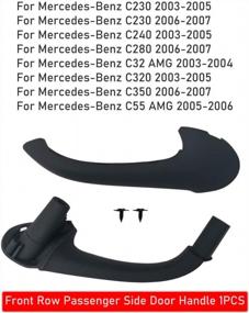 img 3 attached to Upgrade Your Mercedes-Benz With Jaronx Interior Door Handle: Front Row Passenger Side Inner Door Pull Handle For C Class W203 (2003-2007)