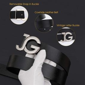 img 1 attached to JASGOOD Womens Leather Vintage Fashion Women's Accessories for Belts