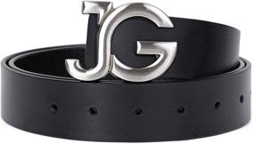 img 4 attached to JASGOOD Womens Leather Vintage Fashion Women's Accessories for Belts