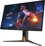 enhanced gaming experience: asus pg279qm 2560x1440p, 240hz monitor with swivel and pivot adjustment, blue light filter logo