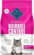 blue buffalo true solutions hairball control: natural adult dry cat food with chicken - 3.5-lb pack логотип