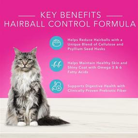 img 2 attached to Blue Buffalo True Solutions Hairball Control: Natural Adult Dry Cat Food with Chicken - 3.5-lb Pack