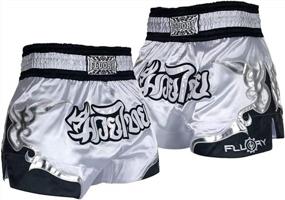 img 4 attached to FLUORY Muay Thai MMA Fight Shorts: Performance Training Gear For Cage Fighting, Grappling, Kickboxing & Martial Arts