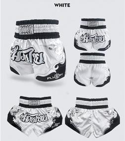 img 2 attached to FLUORY Muay Thai MMA Fight Shorts: Performance Training Gear For Cage Fighting, Grappling, Kickboxing & Martial Arts