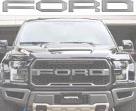 tufskinz ford raptor front grill letter overlays - fits 2015-2020 models - 4-piece kit for improved seo logo