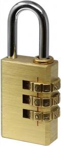 img 1 attached to Secure Your Possessions With Toolman'S Rustless Solid Brass Padlock - Perfect For Indoor & Outdoor Use With Mechanical Combination & Compatible With Top Brands