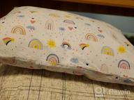 img 1 attached to Soft & Washable Toddler Pillow - Perfect For Travel, Cot & Sleeping | 13X18 Cotton Pillowcase Included review by Zac Pewitt
