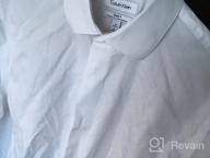 img 1 attached to 👔 Calvin Klein Herringbone 3/5 Sleeve Men's Shirt review by Marc Burke