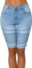 img 3 attached to Edgy Fashion: Olrain Women'S High Waisted Ripped Short Jeans