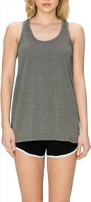 img 4 attached to Effortlessly Flowy: EttelLut Women'S Tank Tops For Versatile Workouts & Lounging