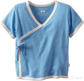 img 1 attached to 👶 Comfortable and Stylish Babysoy Unisex-Baby Kimono Tee – Perfect for Your Little One!