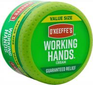 o'keeffe's working hands hand cream, for extremely dry, cracked hands, 6.8 oz jar (value size, pack of 1) logo
