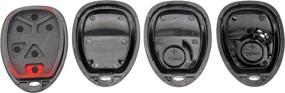 img 2 attached to 🔑 Dorman 13637 Keyless Entry Transmitter Cover for Cadillac, Chevrolet, GMC Models - Black