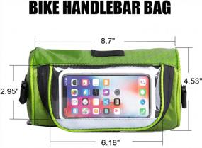 img 3 attached to Large-Capacity Waterproof ZUKKA Bike Handlebar Bag - Perfect For Cycling Storage!