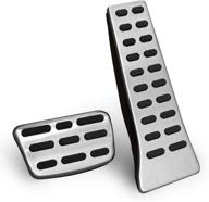 🚗 улучшите ваш опыт вождения с autobig foot gas brake pedal pad cover - идеально подходит для hyundai tucson, santa fe, sonata, palisade и kia optima, sorento, sportage, k5, stinger. логотип
