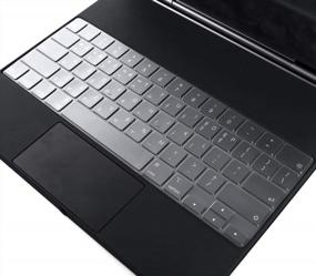 img 3 attached to 2022-2020 IPad Pro 12,9-дюймовый чехол для клавиатуры с американской раскладкой для клавиатуры Magic M2 (6th-3rd поколение), защитный чехол для iPad Pro Magic Keyboard Protector