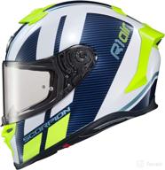 scorpion exo-r1 air helmet - corpus (small) (neon red) motorcycle & powersports best: protective gear logo