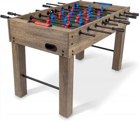 img 4 attached to Game Room Foosball Table By GoSports - Perfect For Big Fun And Endless Entertainment!