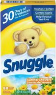 snuggle fabric softener sheets showers logo