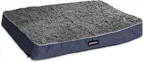 img 4 attached to Orthopedic Pet Bed By The Bed Boss - Waterproof, Machine-Washable, Odor Resistant, Comfortable, Durable & Soft Medium Dog Bed - Size 5" X 20” X 30” Inches