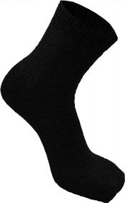 img 1 attached to Thick Winter Boot Socks For Men - Bulk Pack Of 48 Heavy Duty Thermal Work Socks