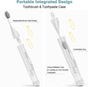 img 1 attached to 🦷 Revolutionary Toothbrush: Unveiling Refillable Toothpaste Essential Accessories!