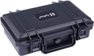 lykus 10.6x6.3x3.1 inch waterproof hard case with foam interior for pistol, small electronics and more logo