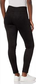 img 3 attached to Comfortable And Chic: Peds Faux Suede Leggings For Women With Wide Waistband