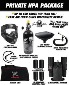 img 3 attached to Starter Package For Maddog Tippmann Cronus Tactical Private Paintball Marker Gun