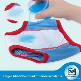 img 3 attached to 🚼 MooMoo Baby Training Underwear: Absorbent Toddler Potty Training Pants for Boys and Girls - 4 Packs, Cotton, 2T-6T