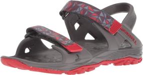 img 4 attached to 👟 Merrell Girls Hydro Sandal Medium Girls' Shoes - Athletic: A Perfect Blend of Style and Function for Active Girls