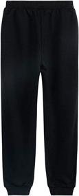 img 3 attached to 👧 Ultra-Comfortable UNACOO Fleece Sweatpants for Girls - Stylish and Versatile Pants & Capris