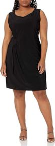 img 2 attached to Stylish and Comfortable: Star Vixen Women's Plus Size Sleeveless Dresses for Fashionable Women