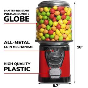 img 3 attached to Gumball Machine Vending Capsule Cylinder Food Service Equipment & Supplies ~ Concession & Vending Equipment