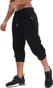 img 4 attached to 🏋️ Powerthrough Performance: MAGNIVIT Workout Joggers Bodybuilding Shorts
