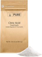 🍋 organic citric acid (2 lb) | pure, all-natural, food-grade | eco-friendly packaging logo