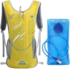 img 4 attached to 🚴 Ultimate 6L Waterproof Cycling Backpack with 2L Water Bladder & Helmet Organizer