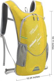 img 3 attached to 🚴 Ultimate 6L Waterproof Cycling Backpack with 2L Water Bladder & Helmet Organizer