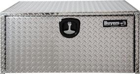 img 2 attached to 📦 Buyers Products 1705160 Diamond Tread Aluminum Underbody Truck Box: Secure Storage Solution with T-Handle Latch - 14 x 16 x 24 Inch